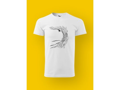 Pánské tričko s potiskem HOROLEZCI - NA SKÁLE