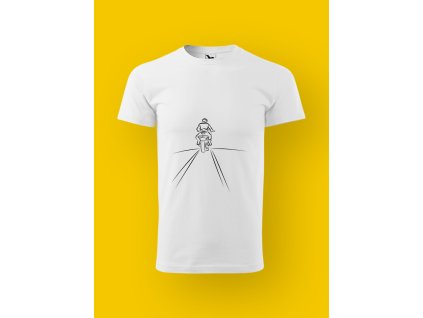 Pánské tričko s potiskem MOTORKY - CESTA JE CÍL