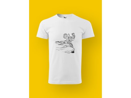 Pánské tričko s potiskem MOTORKY - ENDURO-VÝJEZD