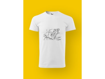 Pánské tričko s potiskem MOTORKY - MOTOKROS 1