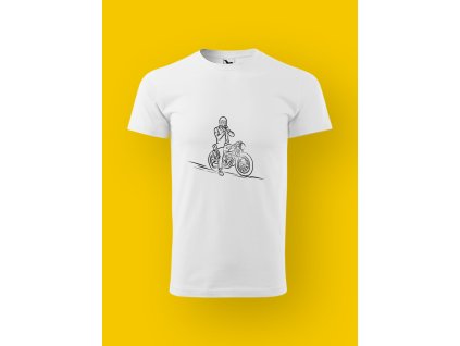 Pánské tričko s potiskem MOTORKY - RETRO