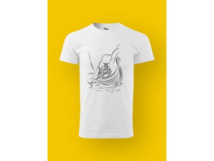 Pánské tričko s potiskem VODÁCI - PRAOTEC VODÁK