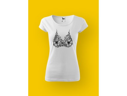 Dámské tričko s potiskem PŘÍRODA - KVĚTINY 2