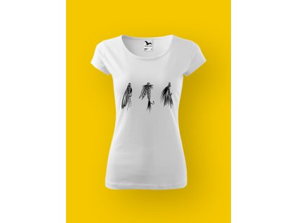 Dámské tričko s potiskem RYBÁŘI - MUŠKY