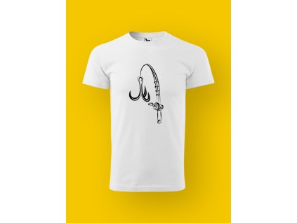 Pánské tričko s potiskem RYBÁŘI - NAVIJÁK