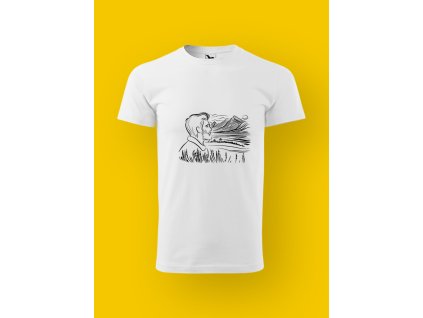 Pánské tričko s potiskem TURISTIKA - KRÁL HOR 2