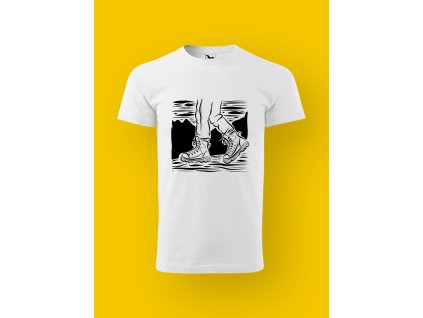 Pánské tričko s potiskem TURISTIKA - BOTY