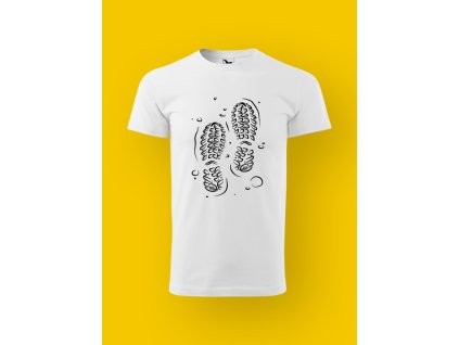 Pánské tričko s potiskem TURISTIKA - STOPY