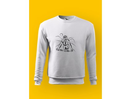 Pánská mikina s potiskem JSEM STÁLE V SEDLE