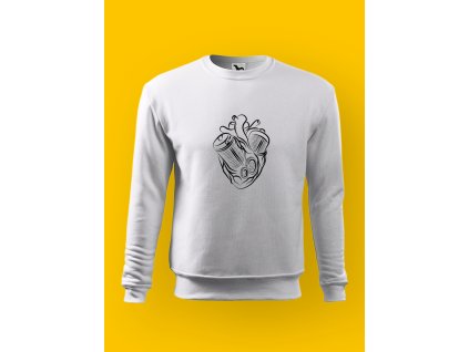 Pánská mikina s potiskem MOTORKY – SRDCE