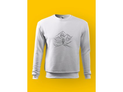 Pánská mikina s potiskem TURISTIKA – MAJESTÁT