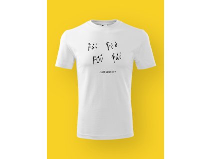 Pánské tričko s potiskem JSEM UFUNĚNÝ