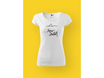 Dámské tričko s potiskem ŽRALOK!