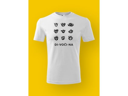 Pánské tričko s potiskem DIVOČINA