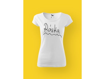 Dámské tričko s potiskem RÁSKA