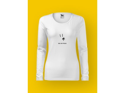 Dámské tričko s potiskem DEJ MI PUSU