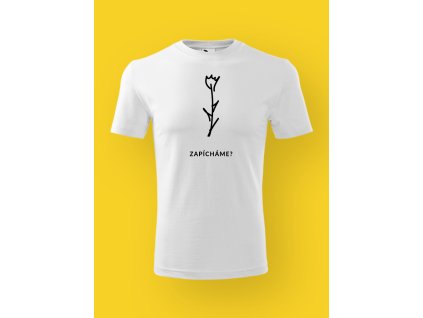 Pánské tričko s potiskem ZAPÍCHÁME?