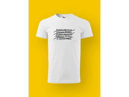 Pánské tričko s potiskem PLAVU KRAULA