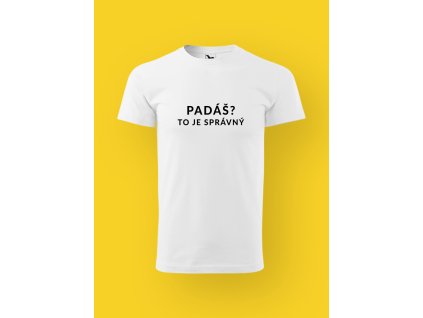 Pánské tričko s potiskem PADÁŠ?