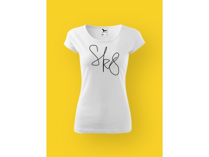 Dámské tričko s potiskem SK8
