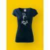 Dámské tričko s potiskem JAKO RYBA!