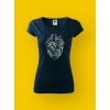 Dámské tričko s potiskem MOTORKY - SRDCE