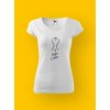 Dámské tričko s potiskem REBE LINKY