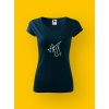 Dámské tričko s potiskem HEJ!