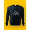 Pánská mikina s potiskem MOTORKY – RETRO RACER