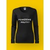Dámské tričko s potiskem POMĚŘÍME PRUTY?