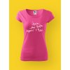 Dámské tričko s potiskem JSEM KAPKA