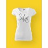 Dámské tričko s potiskem SK8