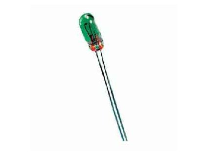 Žiarovky 9V/50mA zelena 8x3mm