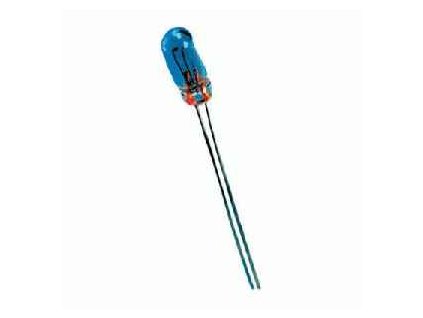 Žiarovky 6V/50mA modra 8x3mm