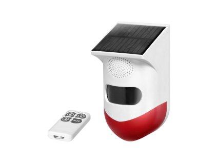 Alarm s dialkovým ovládaním, solárny, WiFi, TUYA