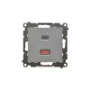 Zásuvka USB + USB-C dvojitá Quick Charge 30W Simon 55 grafit mat