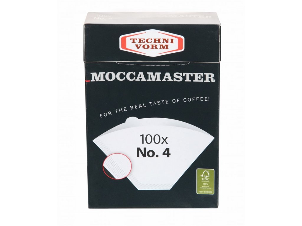 Moccamaster papírové filtry 4 100ks