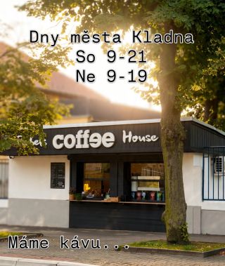 PRODLOUŽENÁ OTEVÍRACÍ DOBA O Dny města Kladna jsme tu pro Vás v sobotu až do 21hod, tak se zastavte na kávu, nebo něco...