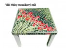 Mozaikový stůl Vlčí Máky