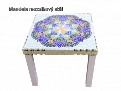 Mozaikový stůl Mandala