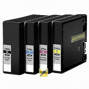 Dragon Canon PGI 2500XL Bk/C/Y/M kompatibil pack PGI 2500XL Bk/C/Y/M kompatibil pack