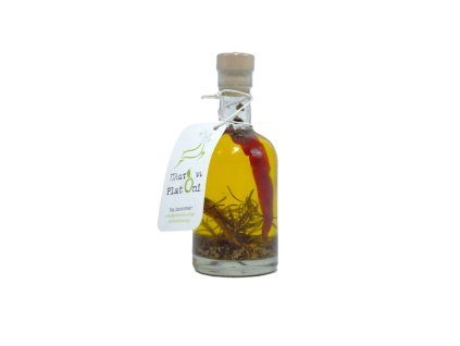 Olivový olej v dárkovém skle - chilli, 100 ml
