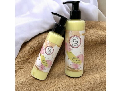 tělový krém citronové sušenky