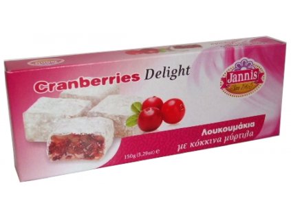 09 30 07 Lukumi s brusinkami 150 g JANNIS