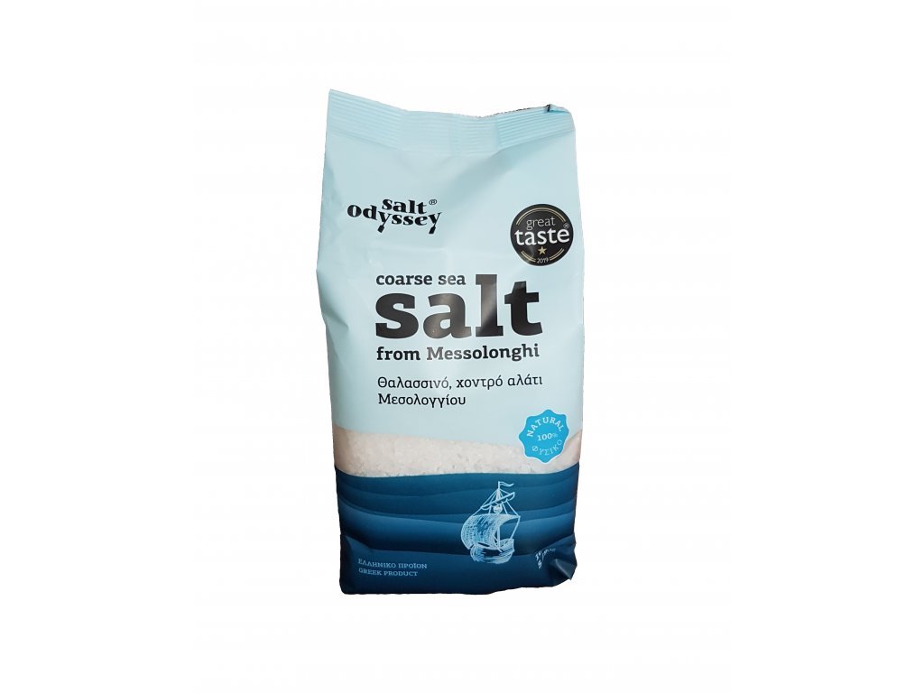 Salt Odyssey výběrová řecká mořská sůl HRUBÁ 1 kg
