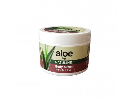 Natuline Aloe tělové máslo fíky 200 ml