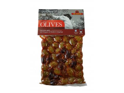 Mix zelených a černých oliv s BUKOVEM, s peckou 250 g LIMITOVANÁ EDICE