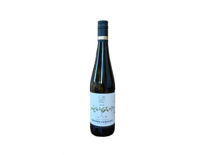 Tramín červený, výběr z hroznů 2018, bílé polosladké 750 ml Velké Bílovice