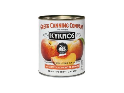 14 81 01 Broskvový kompot, půlky 825 g plech