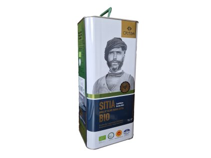 BIO Prémiový extra panenský olivový olej SITIA PDO 0,2 5 l plech CZ BIO 003